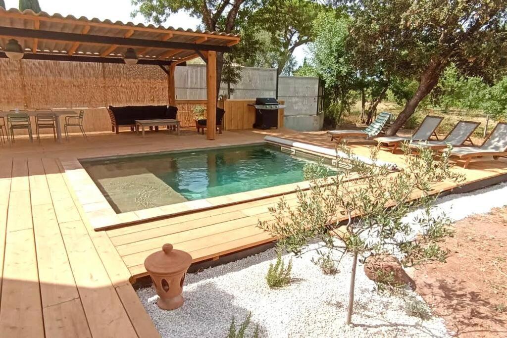 Superbe Villa Cadre Campagne Roquebrune-sur Argens Bagian luar foto